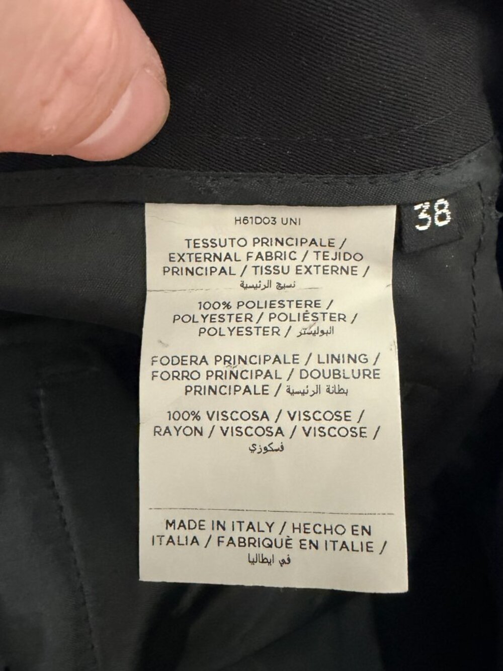 TOM FORD BLACK DRESS SPECIAL OCCASION PANTS 38- 6 - Picture 11 of 11